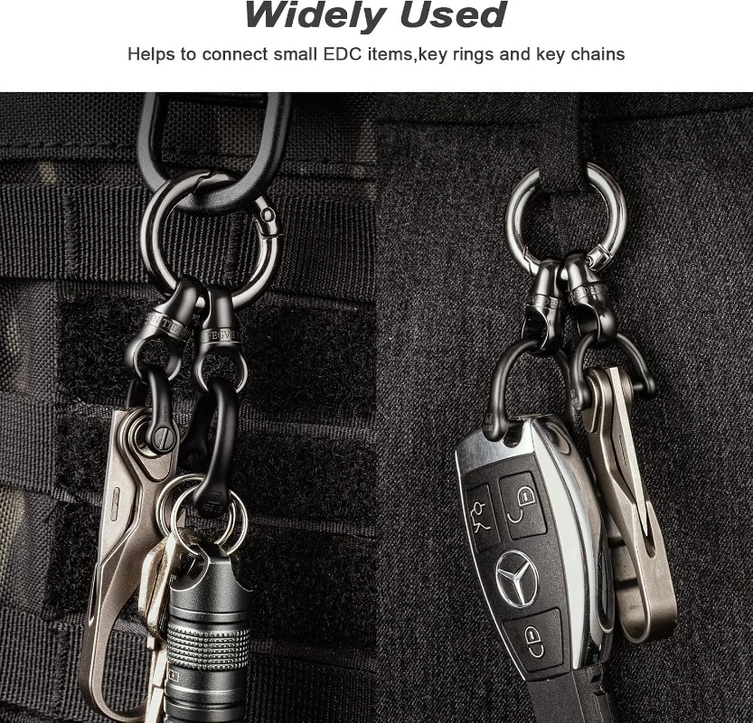 Titanium Key Ring With Round C - Edc Carry Clip review and price