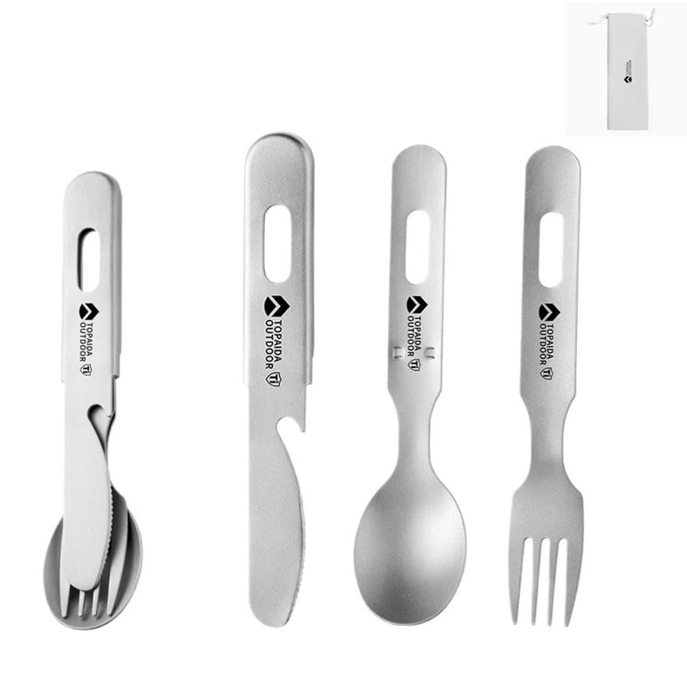3 in 1 Titanium Camping Fork S - Edc Everyday Carry Knives review and price